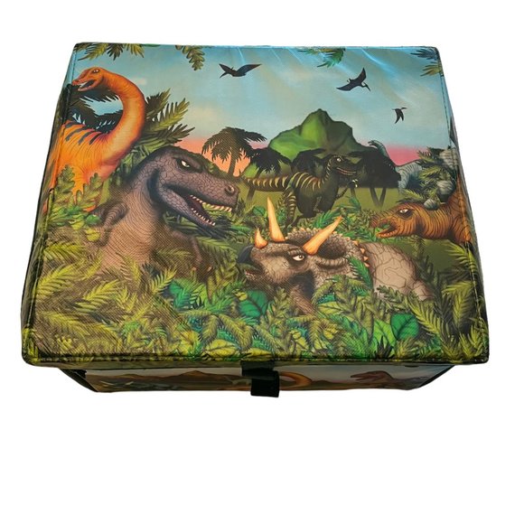 Dinosaur Case Neat-Oh Zip-Bin Travel Carrying Toy Storage Case - Picture 6 of 7